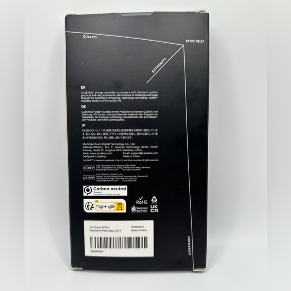 iPhone 14 Pro Case - clear case w stickers and stand - Picture 7 of 7